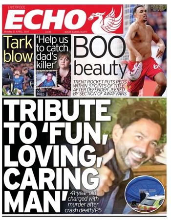 Liverpool Echo Frontpage