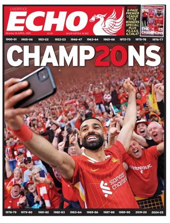 Liverpool Echo Frontpage