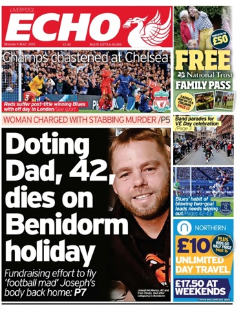 Liverpool Echo Frontpage