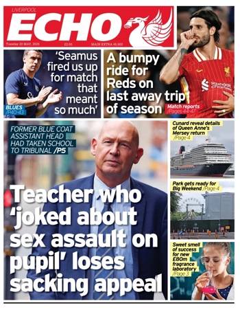 Liverpool Echo Frontpage