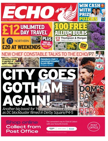 Liverpool Echo Frontpage