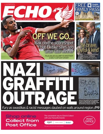 Liverpool Echo Frontpage