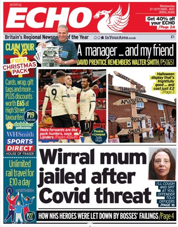 Liverpool Echo Frontpage (Before)