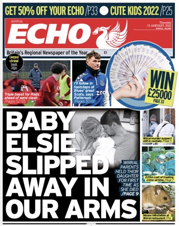 Liverpool Echo Frontpage (Before match)