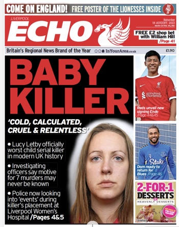 Liverpool Echo Frontpage (Before match)