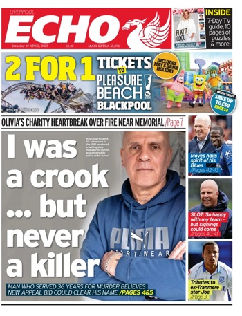 Liverpool Echo Frontpage (Before match)