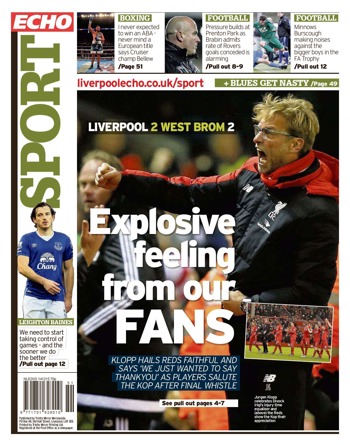 Liverpool Echo Backpage