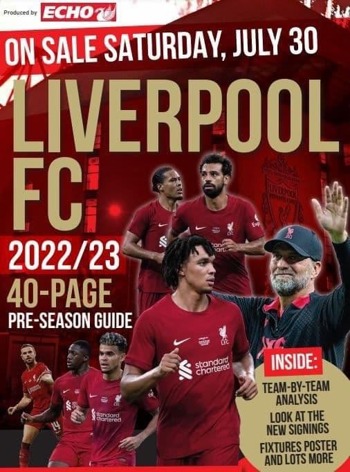 Liverpool Echo Pre Season Souvenir