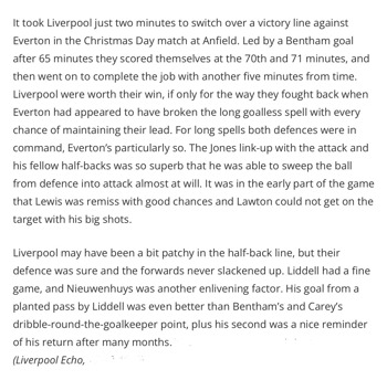Liverpool Echo Report