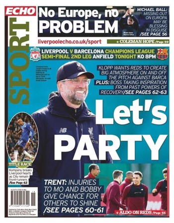 Liverpool Echo Backpage