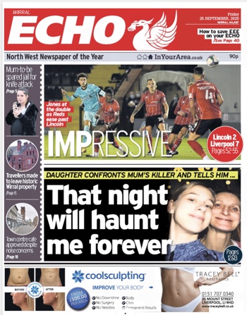 Liverpool Echo Frontpage