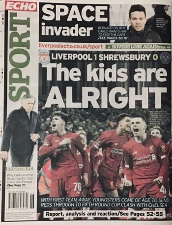 Liverpool Echo Backpage