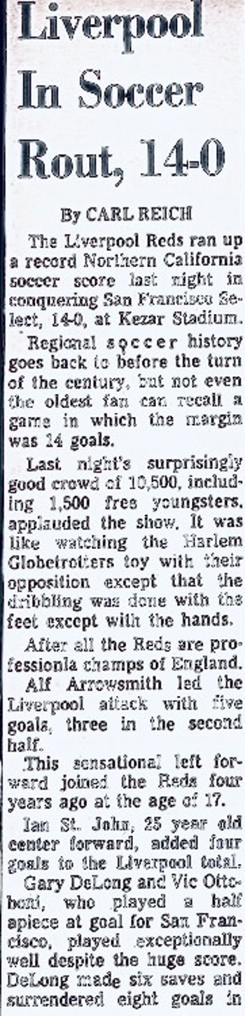 Liverpool In Soccer Rout