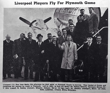 Liverpool Players Fly For Game