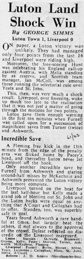 Luton Land Shock Win