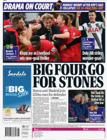 Mail On Sunday Backpage