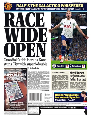 Mail On Sunday Backpage