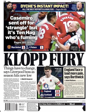 Mail On Sunday Backpage