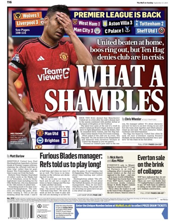 Mail On Sunday Backpage