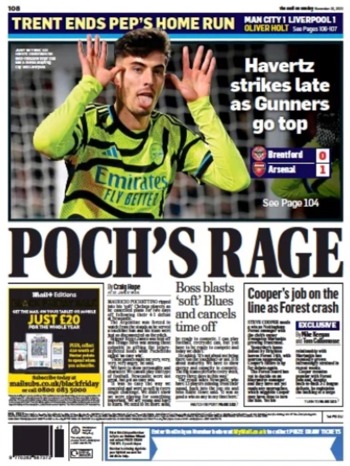 Mail On Sunday Backpage