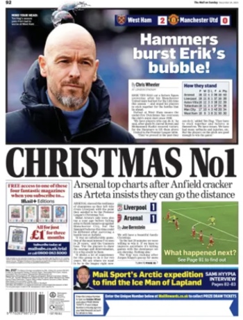Mail On Sunday Backpage