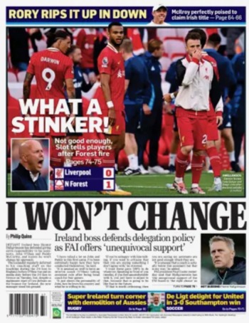 Mail On Sunday Backpage
