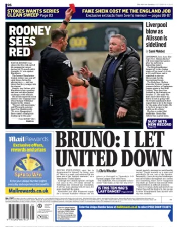 Mail On Sunday Backpage