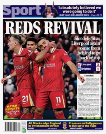 Mail On Sunday Backpage