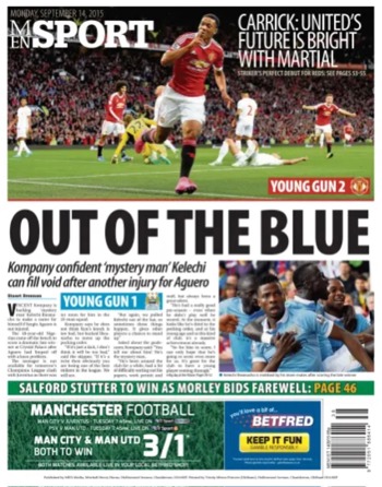 Manchester Evening News Backpage