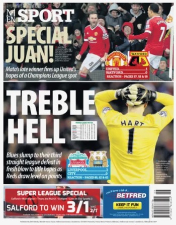 Manchester Evening News Backpage