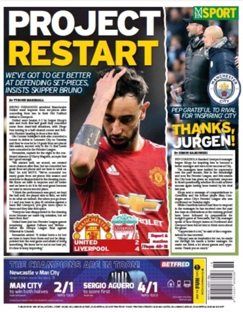 Matchester Evening News Backpage