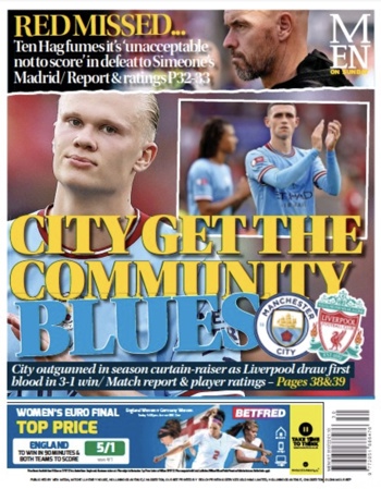 Manchester Evening News Backpage