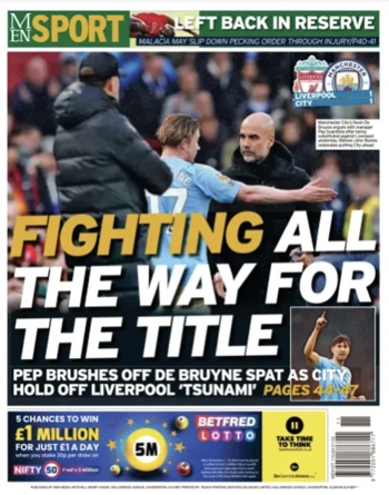 Manchester Evening News Backpage