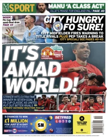 Manchester Evening News Backpage