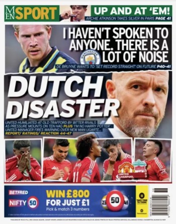 Manchester Evening News Backpage