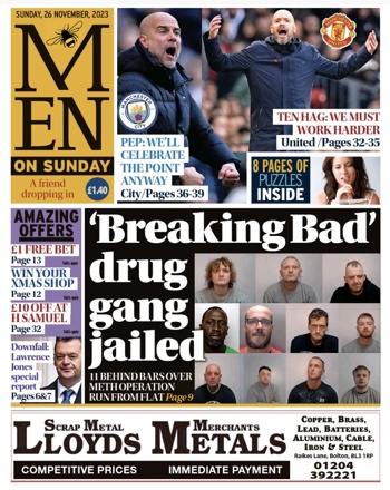 Manchester Evening News Frontpage