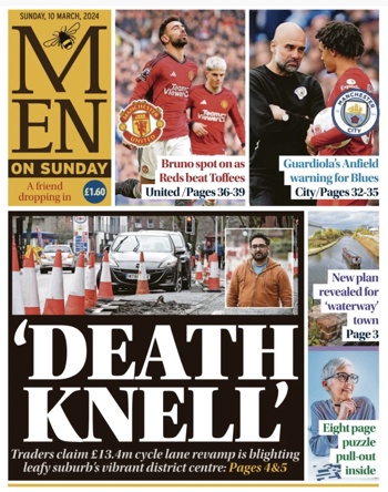 Manchester Evening News Frontpage (Before match)