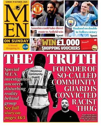 Manchester Evening News Frontpage (Before match)