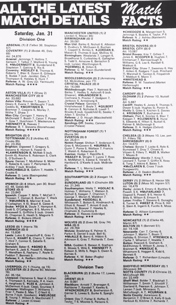 Match Weekly Cutting