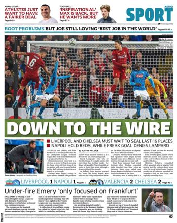 Metro Back Page