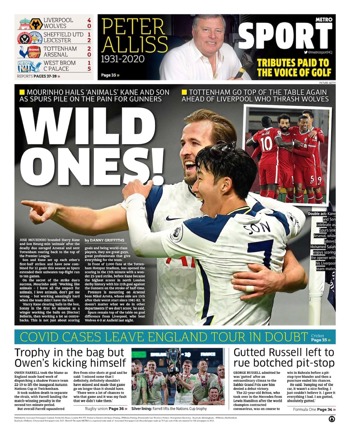 Metro Back Page