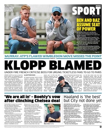 Metro Backpage (31-05-2022)