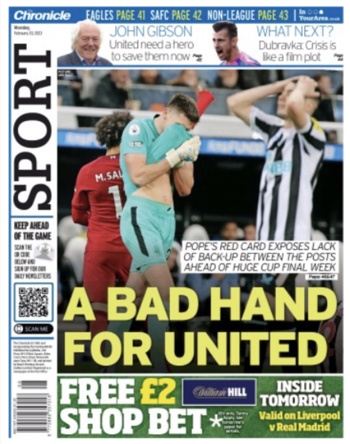 Newcastle Chronicle Backpage