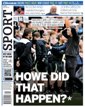 Newcastle Chronicle Backpage