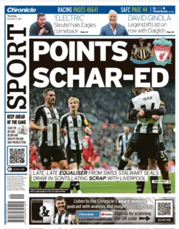 Newcastle Chronicle Backpage
