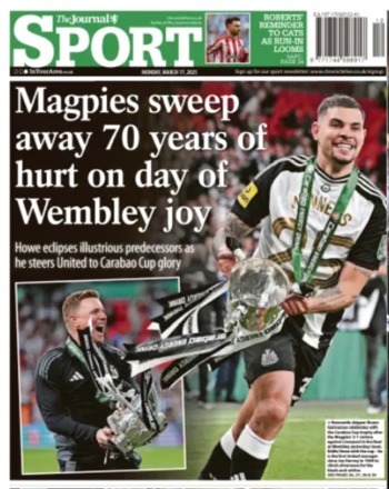 Newcastle Journal Backpage