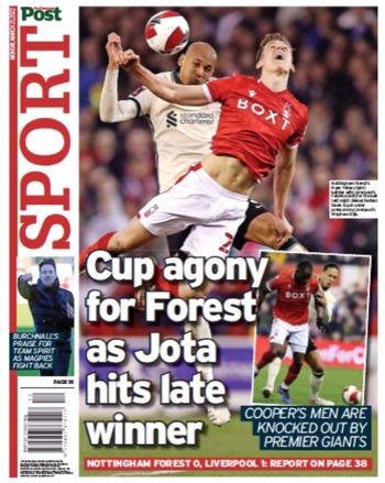 Nottingham Post Backpage