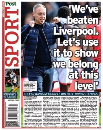 Nottingham Post Backpage