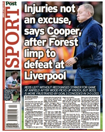 Notthingham Post Backpage