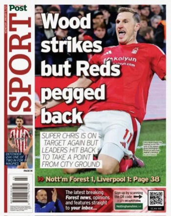 Nottingham Post Backpage